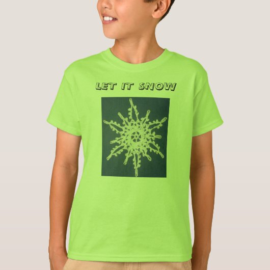 LAAT HET SNEEUW T-SHIRT (Voorkant)