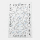 LAAT HET SNEEUW THEEDOEK (Verticaal)