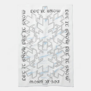 LAAT HET SNEEUW THEEDOEK