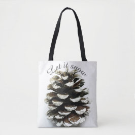 LAAT HET SNEEUW TOTE BAG