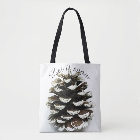 LAAT HET SNEEUW TOTE BAG (Voorkant)