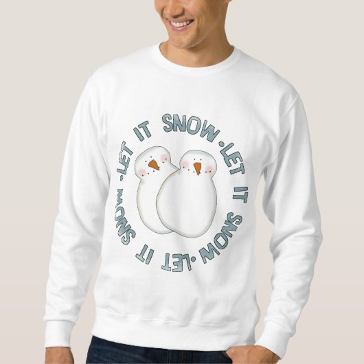 Laat het Sneeuw Vakantie Tshirts en Geschenken (Voorkant)