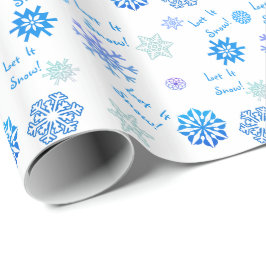 Laat het sneeuw-wit cadeaupapier