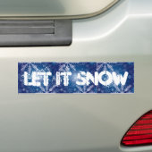laat het sneeuwbalsticker bumpersticker (Op auto)