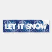 laat het sneeuwbalsticker bumpersticker (Voorkant)