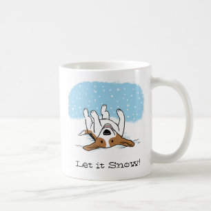 Laat het sneeuwbeagle   Aangepaste Vakantiegang vo Koffiemok
