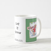 Laat het sneeuwbekertje koffiemok (Voorkant rechts)