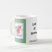 Laat het sneeuwbekertje koffiemok (Voorkant links)