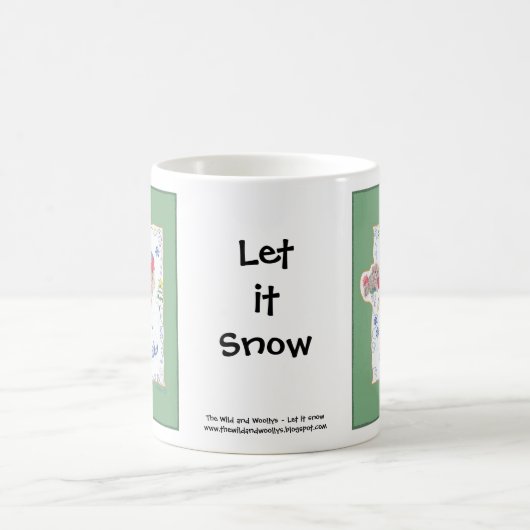 Laat het sneeuwbekertje koffiemok (Center)