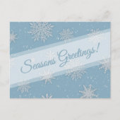 Laat het Sneeuwblauw Briefkaart (Voorkant)