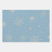 Laat het Sneeuwblauw Inpakpapier Vel (Voorkant)