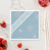 Laat het Sneeuwblauw Servet (Insitu)