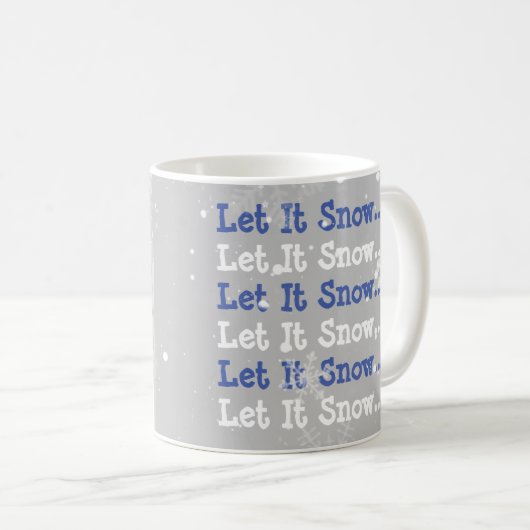 Laat het sneeuwdeer Mok (Voorkant rechts)