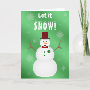 Laat het sneeuwen. 1 kaart