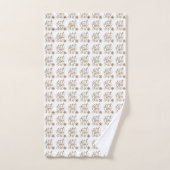 Laat het sneeuwen bad handdoek (Handdoek)