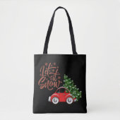 Laat het sneeuwen | Beetle Bug | Snepineboom Tote Bag (Voorkant)