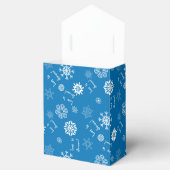 Laat het Sneeuwen Blauw Bedankdoosjes (Geopend)