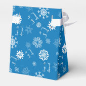 Laat het Sneeuwen Blauw Bedankdoosjes (Achterkant)