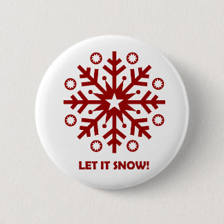 Laat het sneeuwen - Button