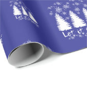 Laat het sneeuwen cadeaupapier (Rol Hoek)