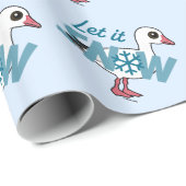 Laat het sneeuwen. cadeaupapier (Rol Hoek)