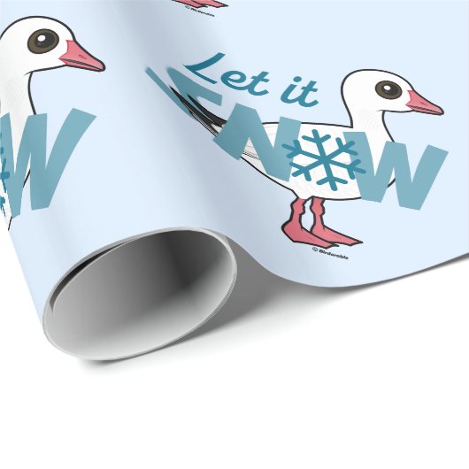 Laat het sneeuwen. cadeaupapier (Rol Hoek)