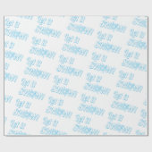 Laat het sneeuwen! cadeaupapier (Vlak)