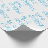 Laat het sneeuwen! cadeaupapier (Hoek)