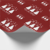 Laat het sneeuwen cadeaupapier (Hoek)