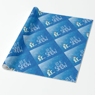 Laat het sneeuwen cadeaupapier