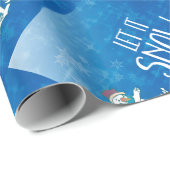 Laat het sneeuwen cadeaupapier (Rol Hoek)