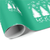 Laat het sneeuwen cadeaupapier (Rol Hoek)