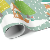 Laat het sneeuwen cadeaupapier (Rol Hoek)