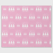 Laat het sneeuwen cadeaupapier (Vlak)