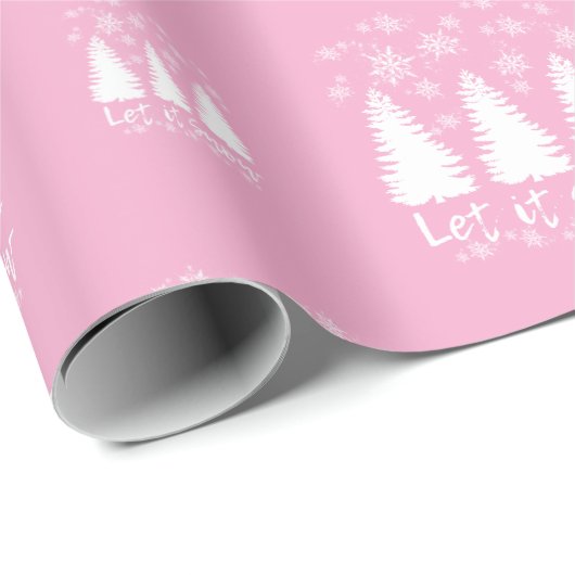 Laat het sneeuwen cadeaupapier (Rol Hoek)