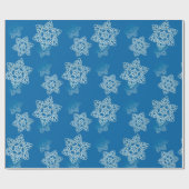 Laat het sneeuwen cadeaupapier (Vlak)
