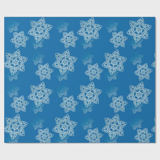 Laat het sneeuwen cadeaupapier (Vlak)