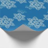 Laat het sneeuwen cadeaupapier (Hoek)