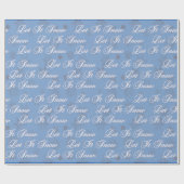 Laat het sneeuwen cadeaupapier (Vlak)