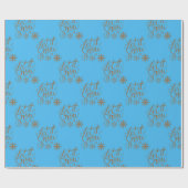 "Laat het sneeuwen" Cadeaupapier (Vlak)