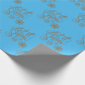 "Laat het sneeuwen" Cadeaupapier (Hoek)