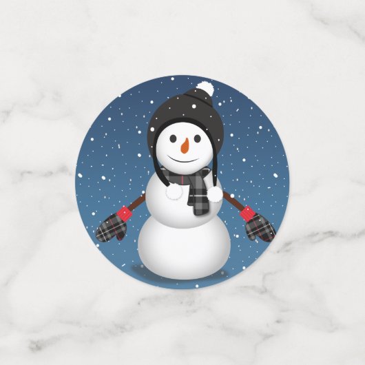 Laat het sneeuwen confetti (Kleine voorkant)