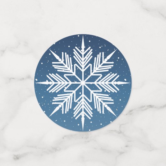 Laat het sneeuwen confetti (Kleine voorkant)