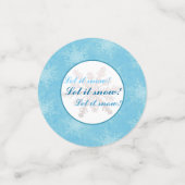 Laat het sneeuwen. confetti (Kleine voorkant)