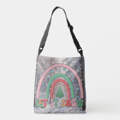 Laat het Sneeuwen Crossbody Tas (Achterkant)