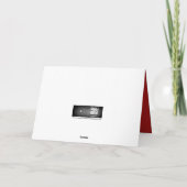 Laat het sneeuwen de Kaart van de Vakantie van de (Achterkant)