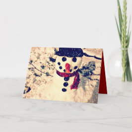 Laat het sneeuwen de Kaart van de Vakantie van de