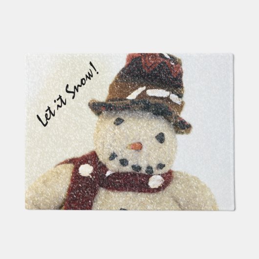 Laat het sneeuwen deurmat (Voorkant)
