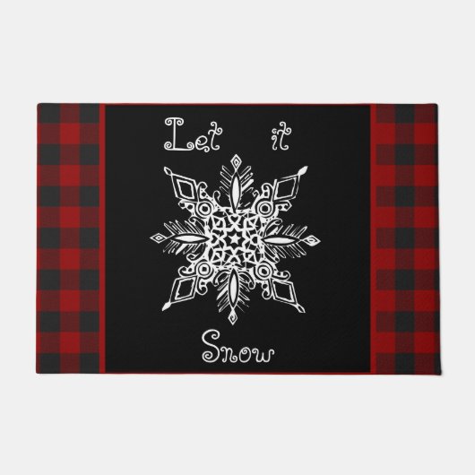 Laat het sneeuwen  deurmat (Voorkant)