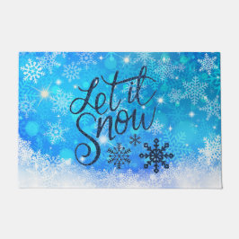 Laat het Sneeuwen Deurmat
